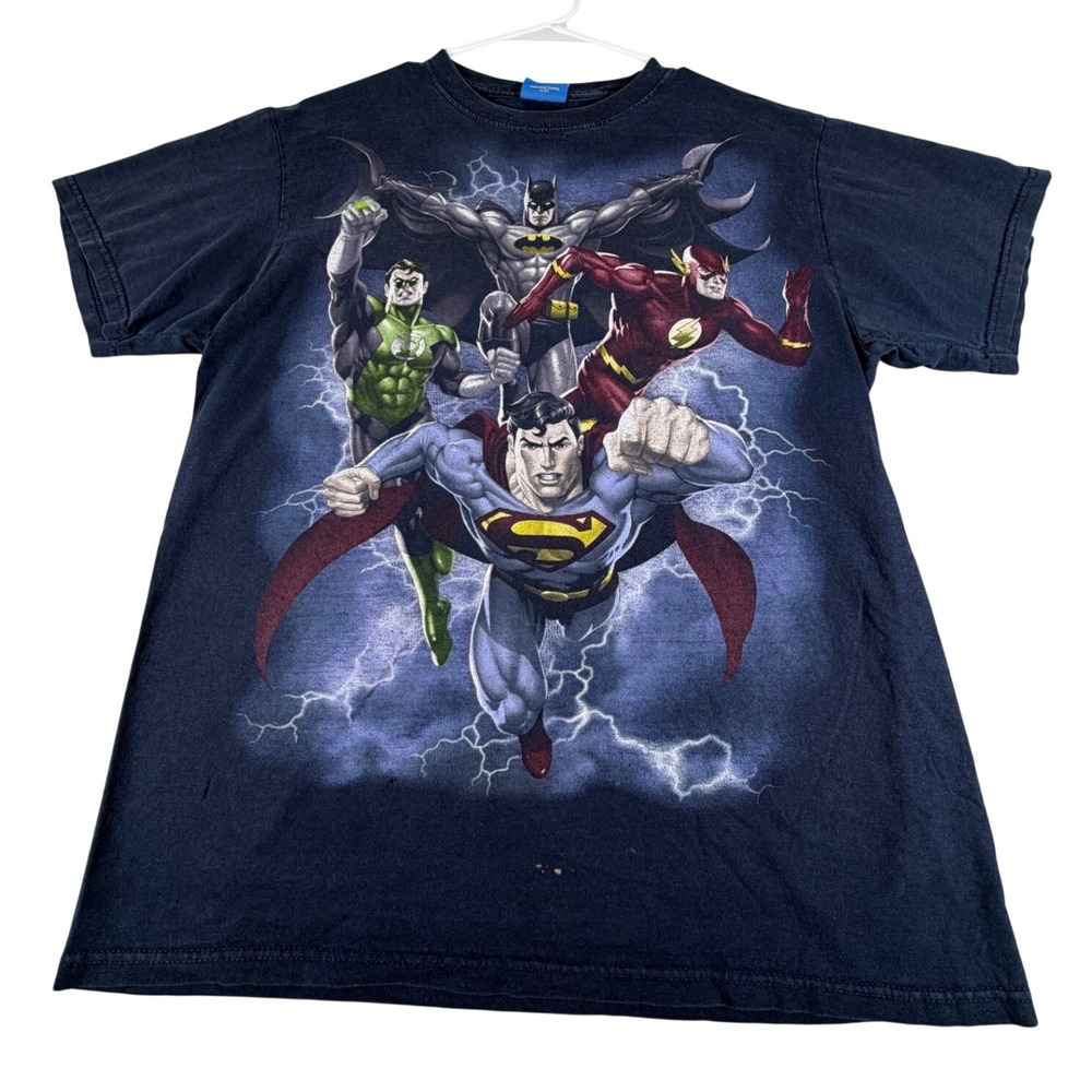 DC Comics Justice League T Shirt Mens 2012 Large